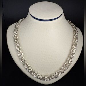 Sterling Silver Byzantine Necklace.